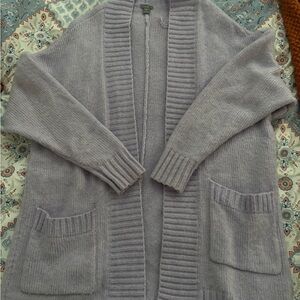 Women's Lavender Cardigan Sweater